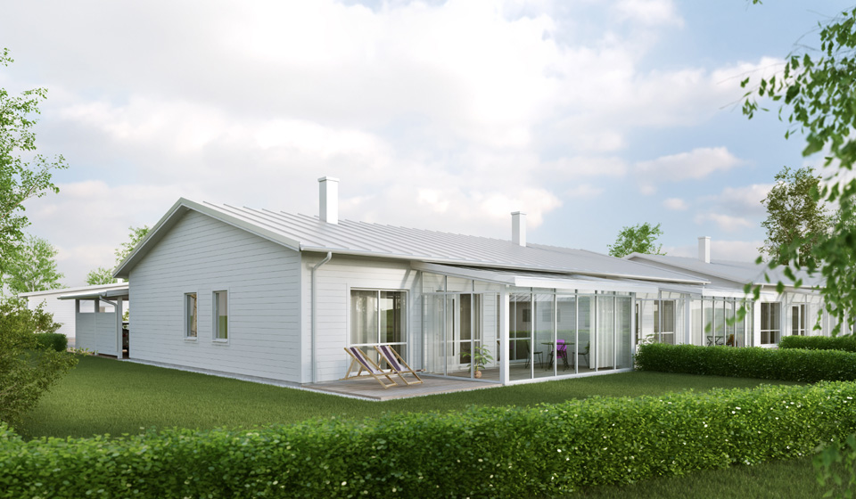 Radhus baksida Radhus baksida